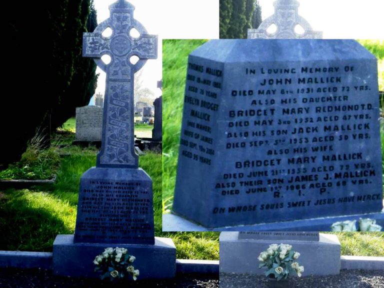 Bridget Redmond grave