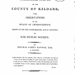 Title page from Rawson's Statistical Survey of County Kildare