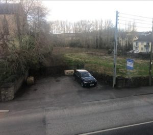 Contemporary photograph of site of Maynooth ambush in 1921