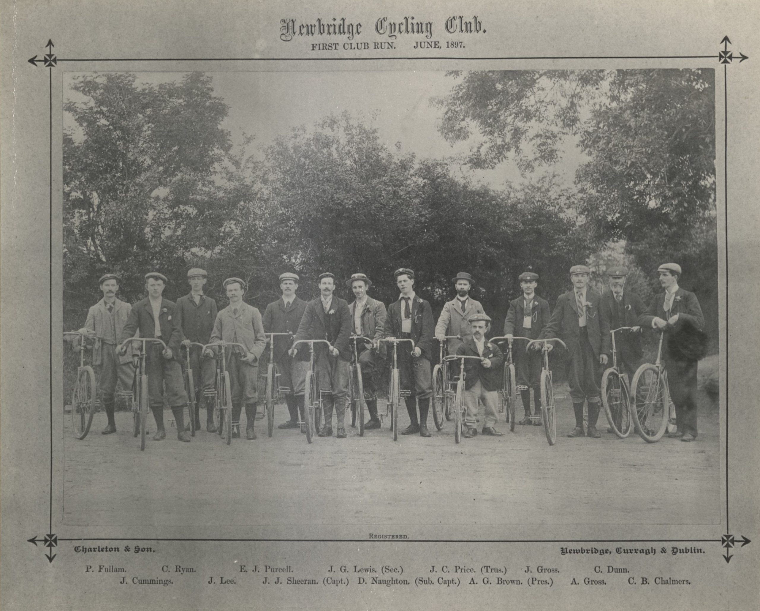 Newbridge Cycling Club, 1897