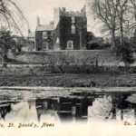 Image of Saint David's Castle Naas taken from postcard in Kildare Local Studies collections.
