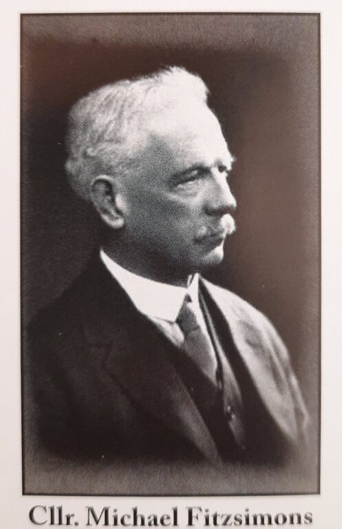 Photograph of Michael Fitzsimons. Taken from Tom Nelson's 'Through Peace and War: Kildare County Council In The Years of Revolution 1899-1926'.