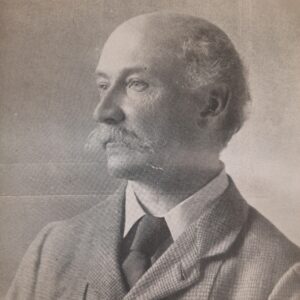 Portrait image of George Mansfield, taken from Vol X of Journal of the County Kildare Archaeological Society, c. 1926.