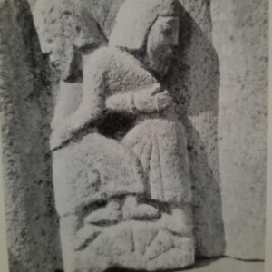 Close-up of carving from Kilteel taken from article by H.G. Leask in Journal of the Royal Society of Antiquaries (Vol. LXV, 1935).