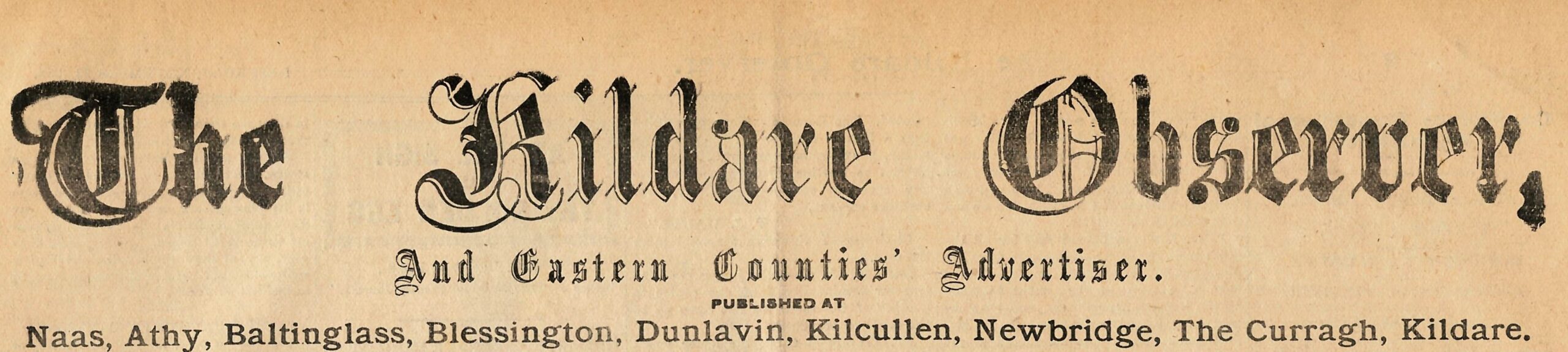 Kildare Observer Notes on 1926 Census